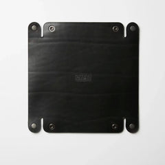 Leather Valet Tray All Black