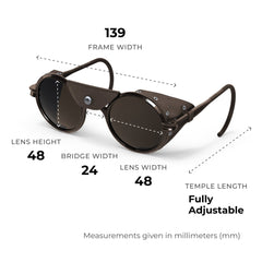 VallonHeron Mountain Sunglasses - Black Sunglasses British Parts Lucerne