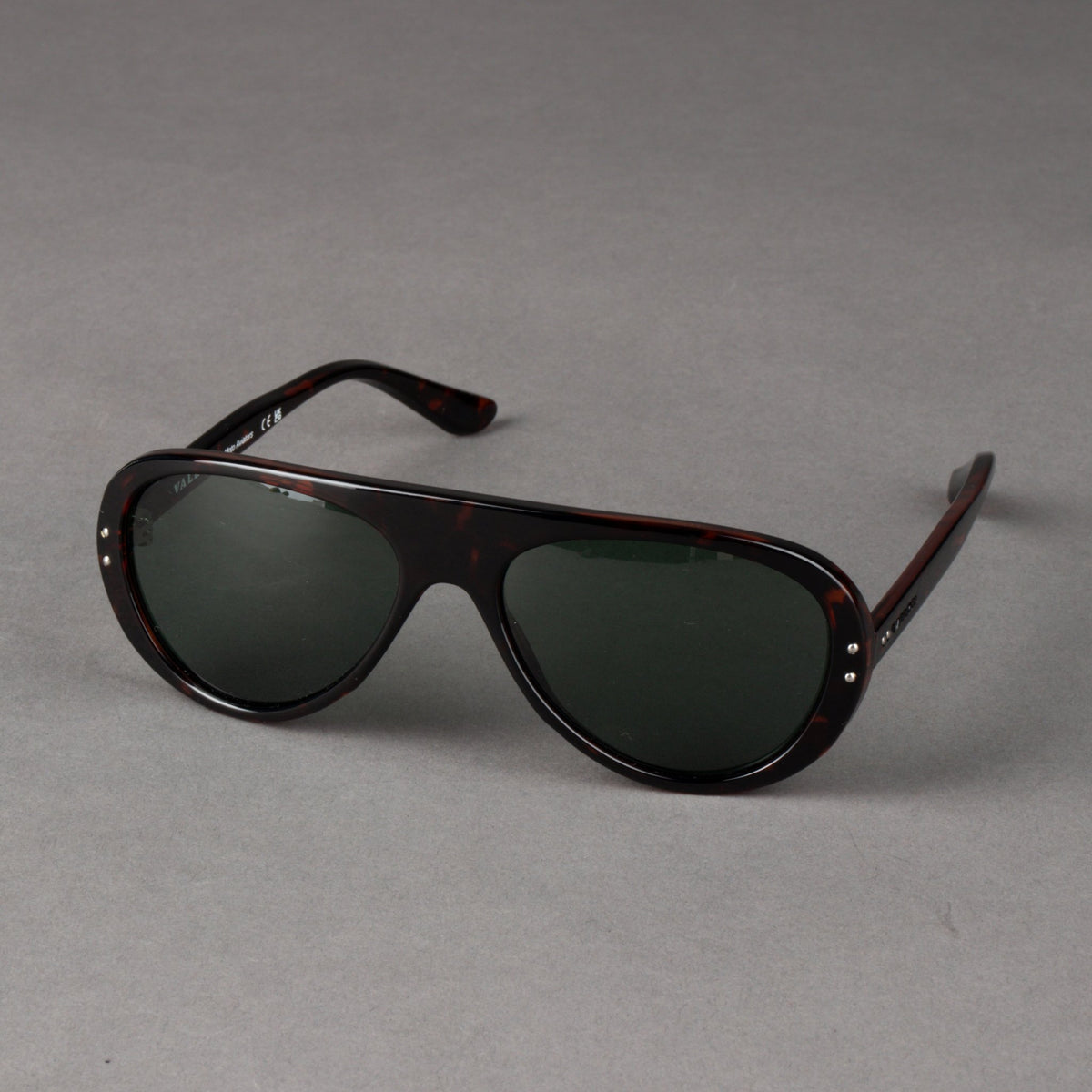 Vallon Royal Enfield Classic Edition Sunglasses - Dark Tortoise - Green Sunglasses British Parts Lucerne