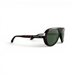 Vallon Royal Enfield Classic Edition Sunglasses - Dark Tortoise - Green Sunglasses British Parts Lucerne