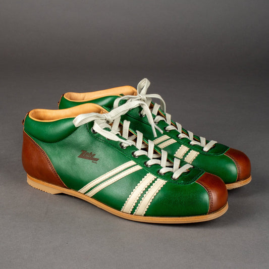 Zeha BerlinCarl Häßner Legacy - Liga - grün / cognac / cremeweissSchuheBritish Parts Luzern