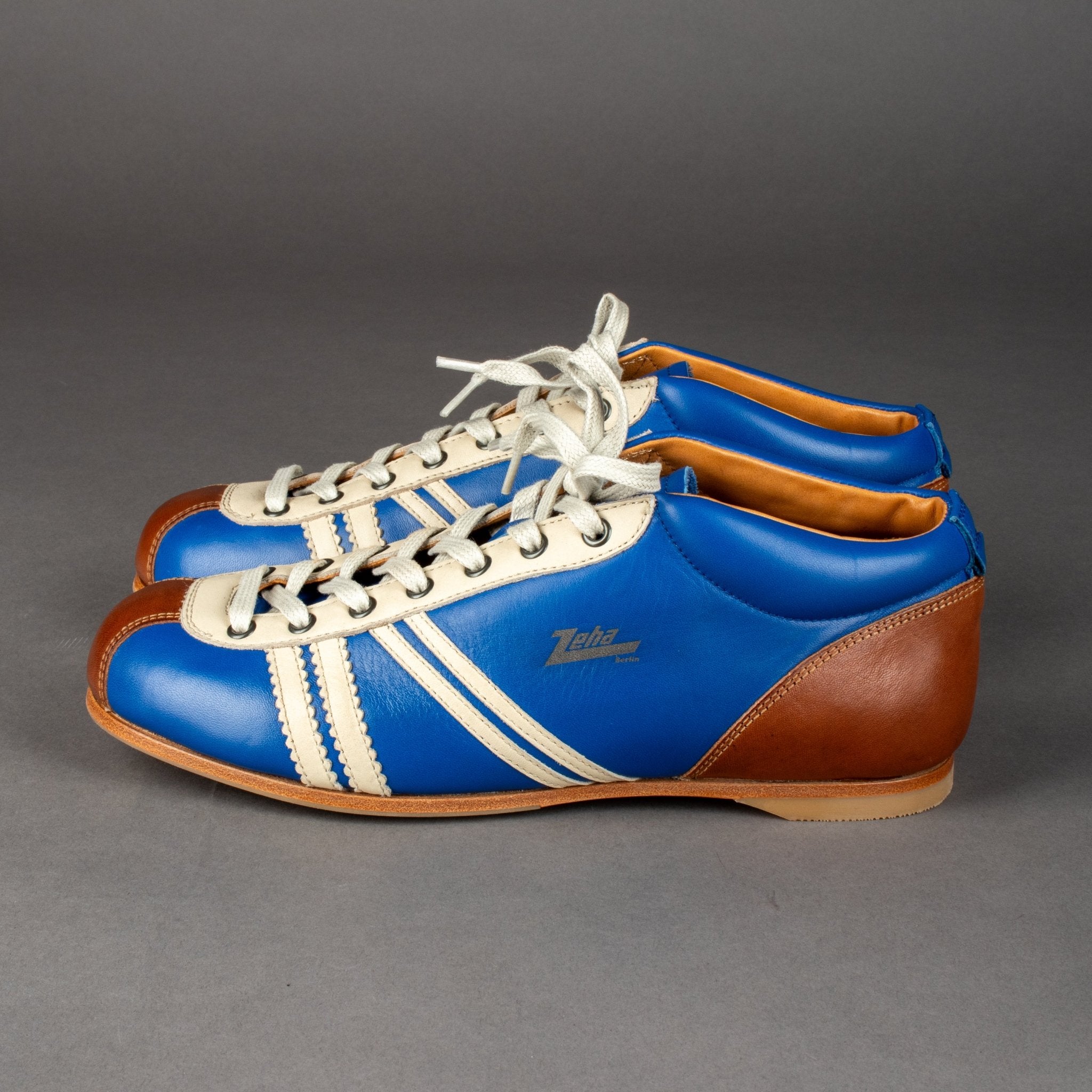 Zeha BerlinCarl Häßner Legacy - Liga - saphir-blau / cognac / weissSchuheBritish Parts Luzern