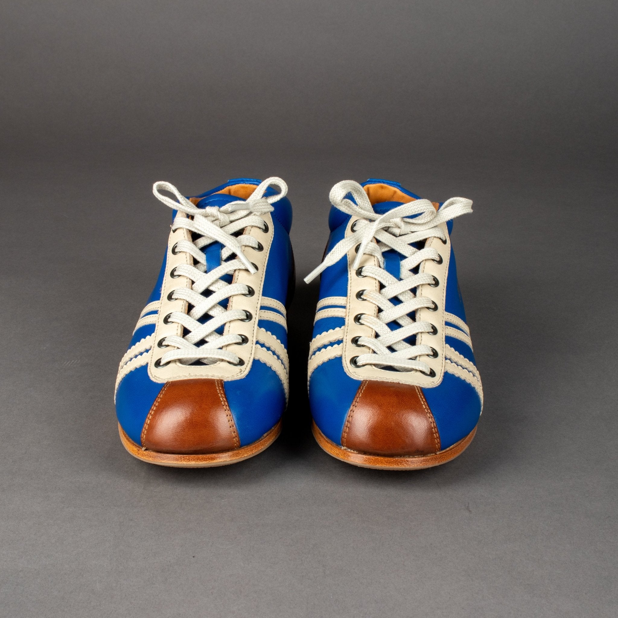 Zeha BerlinCarl Häßner Legacy - Liga - saphir-blau / cognac / weissSchuheBritish Parts Luzern