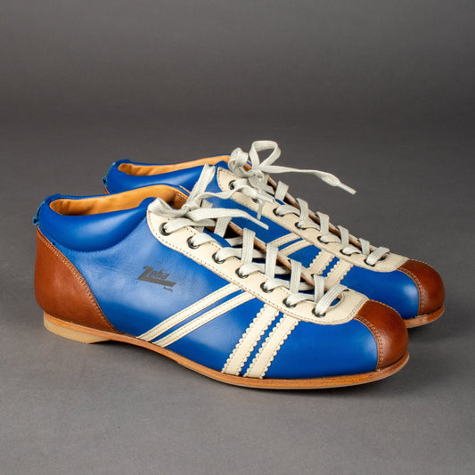 Zeha BerlinCarl Häßner Legacy - Liga - saphir-blau / cognac / weissSchuheBritish Parts Luzern
