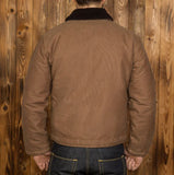 1944 N1 Deck Jacket Khaki Brown Waxed