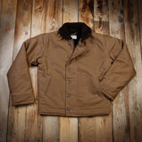 1944 N1 Deck Jacket Khaki Brown Waxed