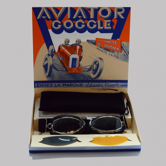 Convertible/aviator glasses 444 black/chrome