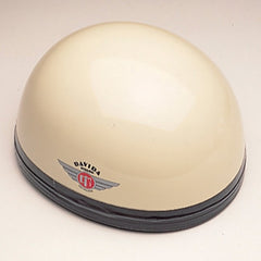 Classic Helm Cream mit braunem Leder