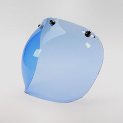 Bubble Visier universal mit Druckknöpfen blau
