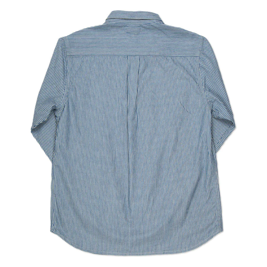 One Pocket Shirt 5 oz. Chambray Indigo & Weiss