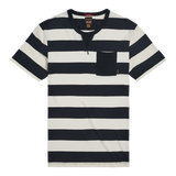 Bratt Striped T-Shirt in Bone / Black