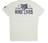 Black Kats T-Shirt in Dirty White