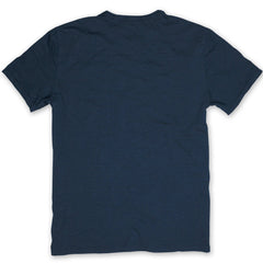 Camiseta en blanco muerto azul marino