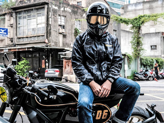 Ex-Zero motorcycle helmet black