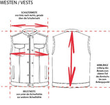 1937 Roamer Vest Hickory Stripes Grey