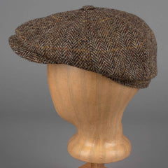 Hatteras Harris Tweed flat cap
