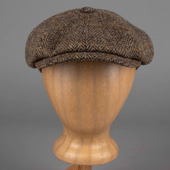 Hatteras Harris Tweed flat cap