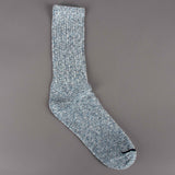 Twisted Cotton Ragg Socken - Blau