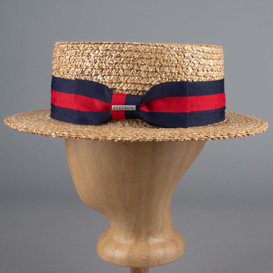 Boater straw hat