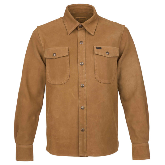 1943 CPO Leder Shirt Mulholland brown