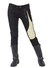 Twiggy-K women's motorcycle jeans black