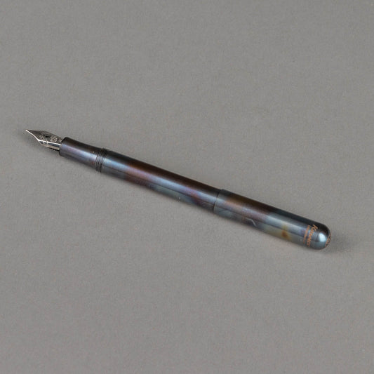 Fountain pen Liliput stainless steel Fireblue