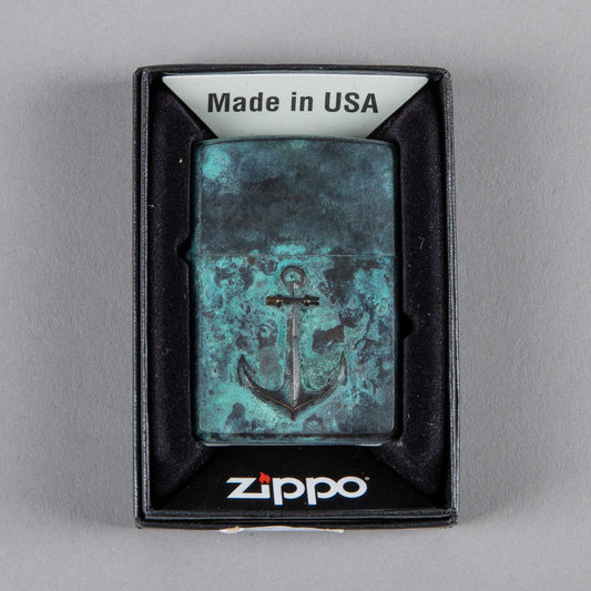 Zippo Anker Bronze patiniert