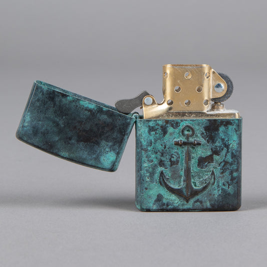 Zippo Anchor Bronze patinated