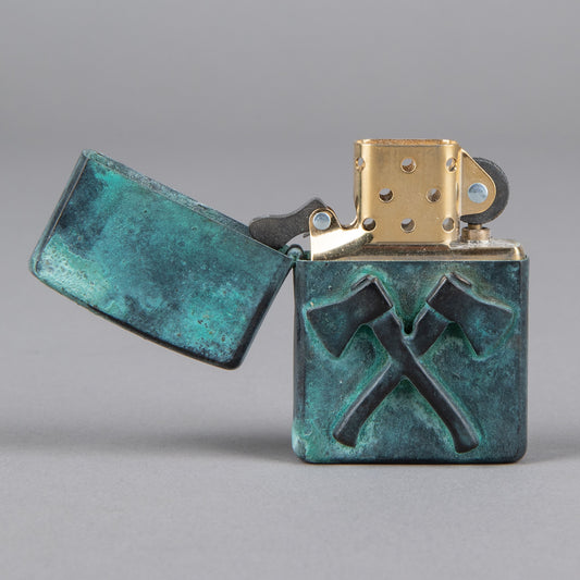 Zippo Axes Bronze patiniert