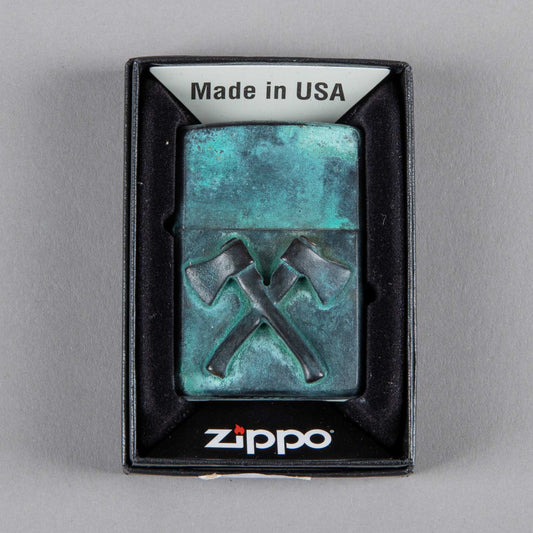 Zippo Axes Bronze patiniert