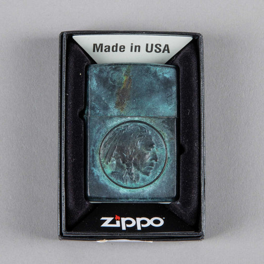 Zippo Indianer Bronze patiniert