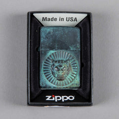 Zippo Jaguar Bronze patinated