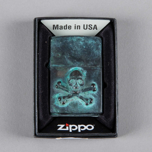 Zippo Skull Bronze patiniert