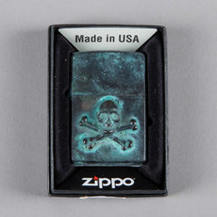 Zippo Skull Bronze patinated