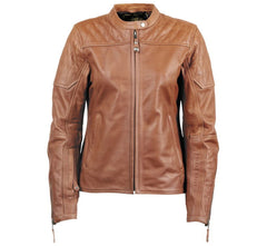 Trinity women's leather jacket brown