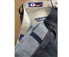 Organic narrow boiler suit jeans 15 oz (Organic Cotton)