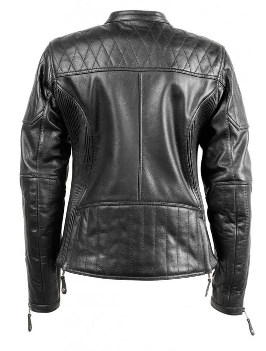 Trinity women's leather jacket black