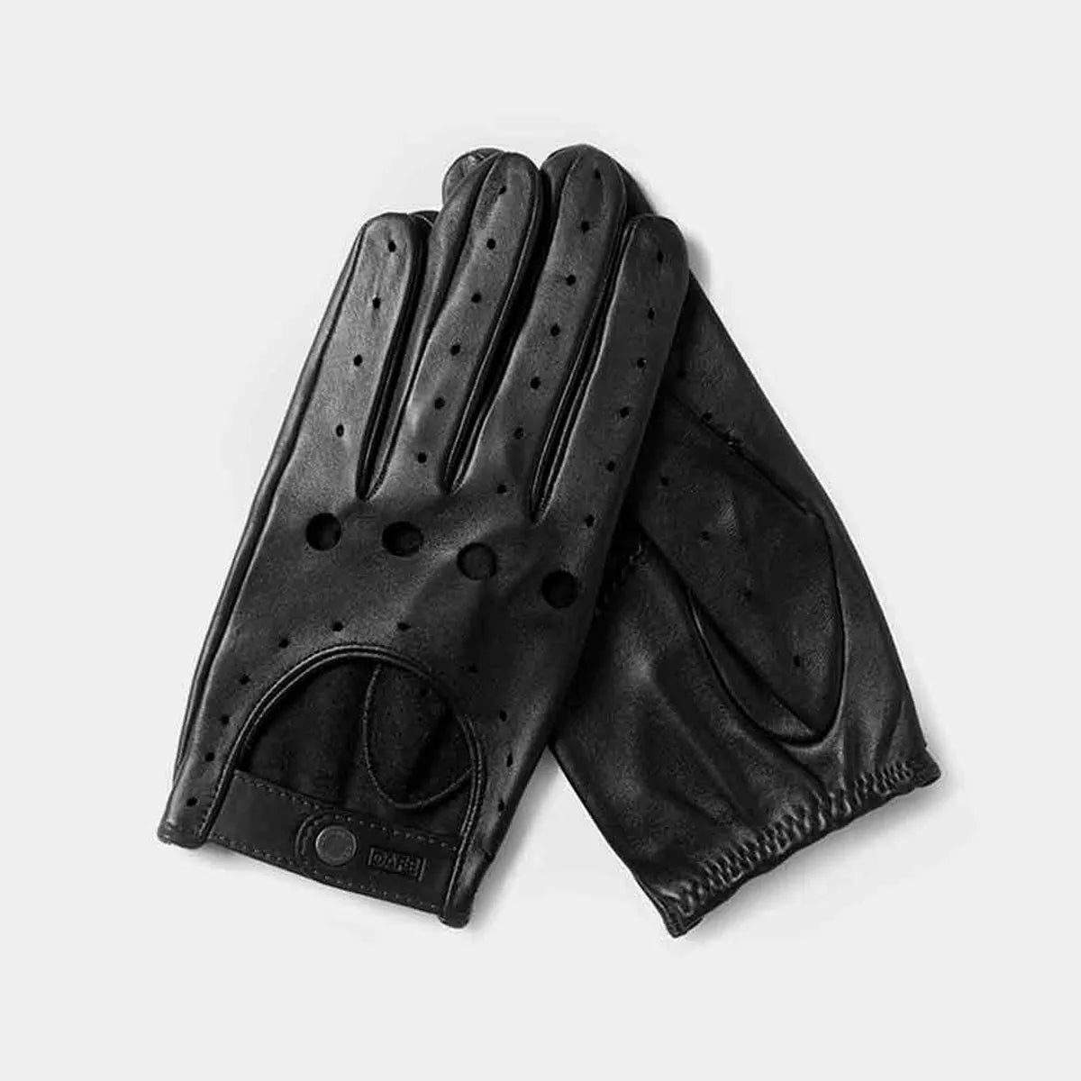 Triton driving gloves in black