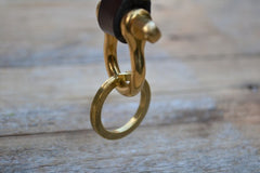 Loop Key Ring Cognac