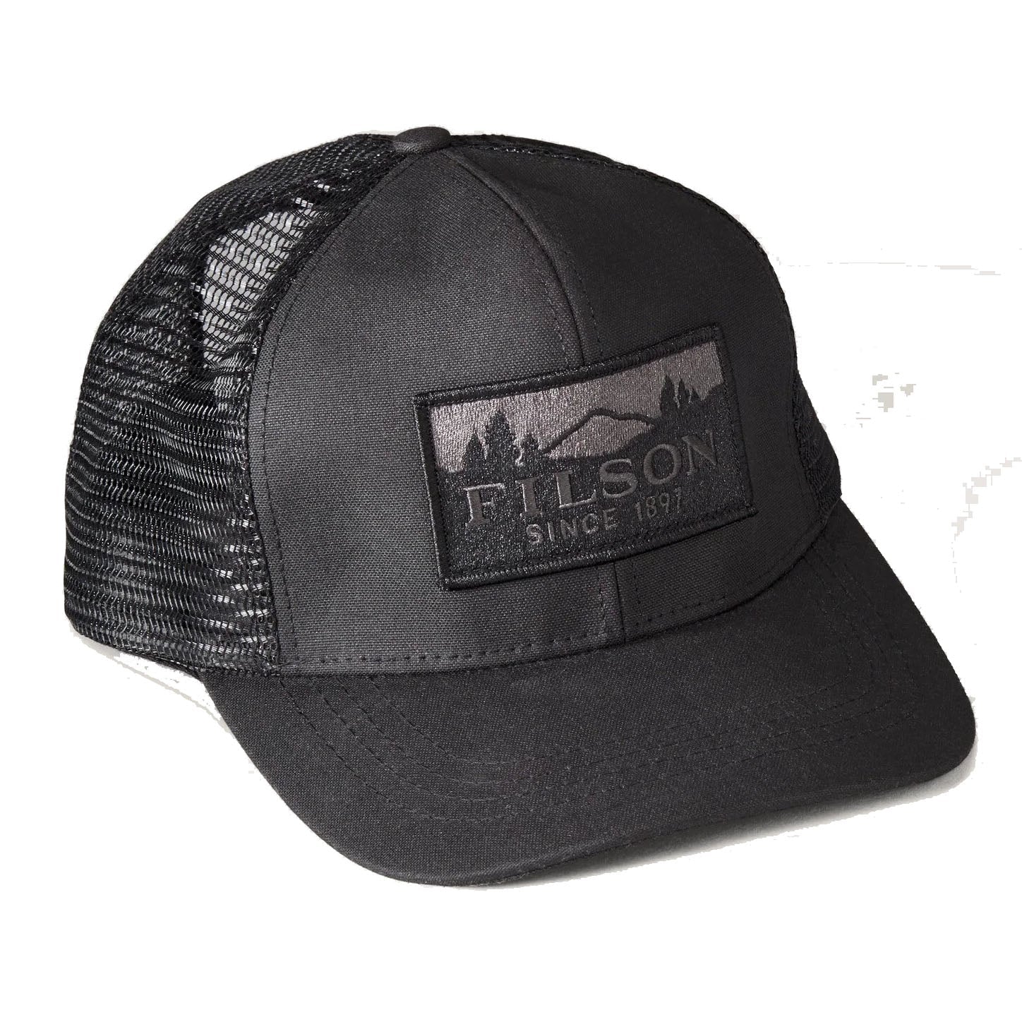 FilsonScenic Waxed Logger Mesh Cap - BlackMützeBritish Parts Luzern
