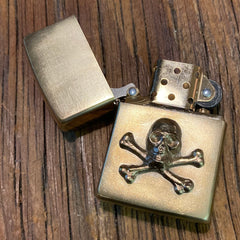 Zippo Skull Bronze