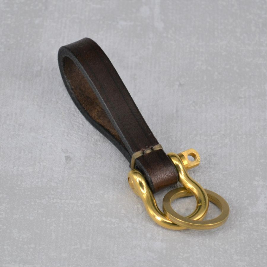 Loop Key Ring braun