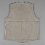 1937 Roamer Vest Hickory Stripes Grey