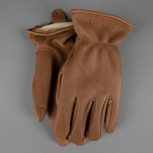 Lined leather gloves Nutmeg