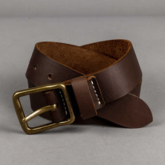 Amber Pioneer Leather Belt
