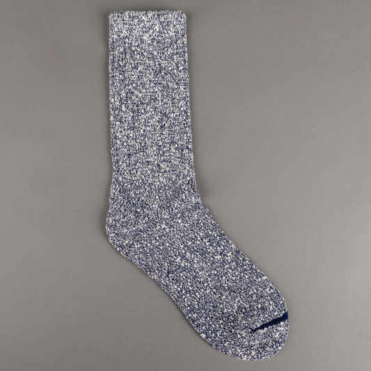 Cotton Rag Socks blue white