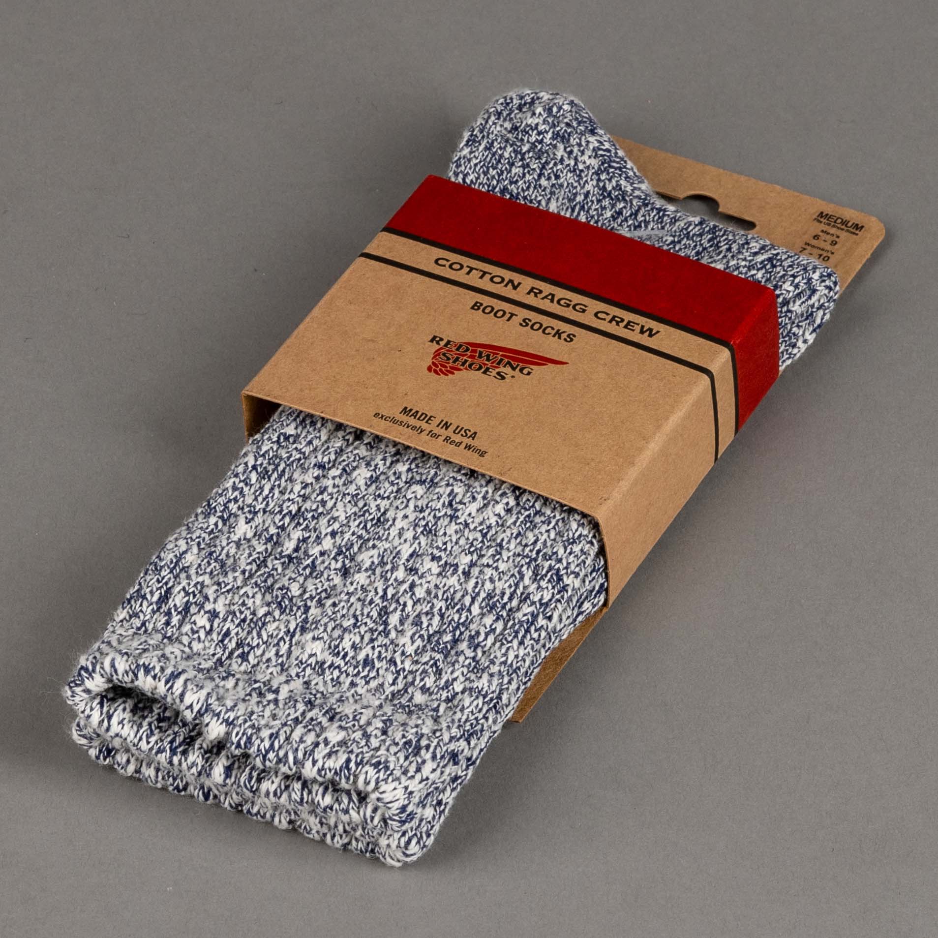 Cotton Rag Socken blau weiss
