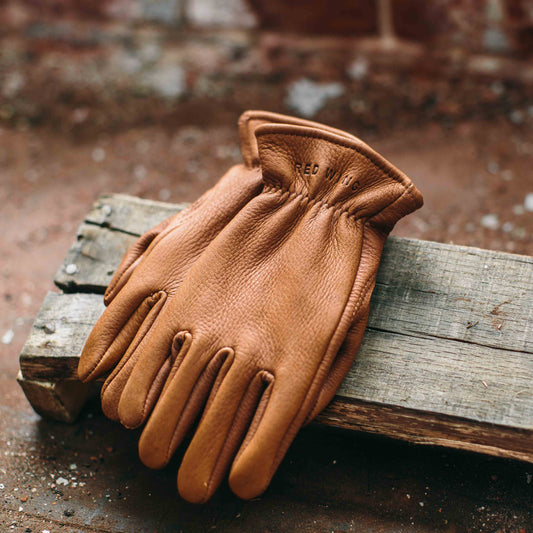 Lined leather gloves Nutmeg