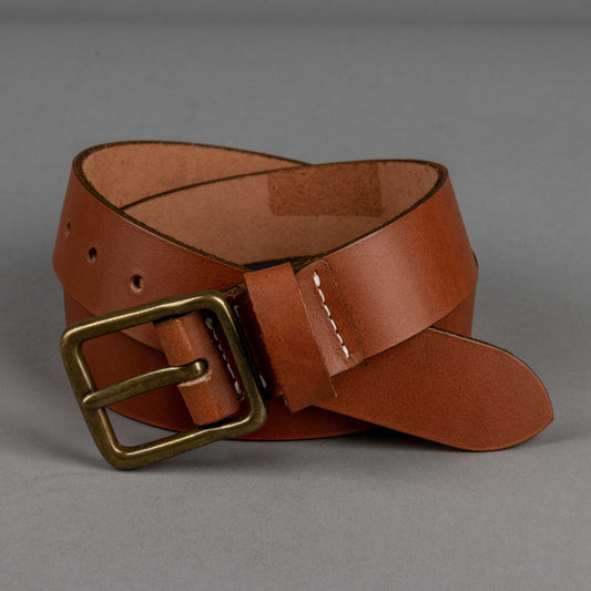 Oro Russet Pioneer leather belt