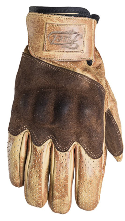 Rodeo motorcycle gloves yellow